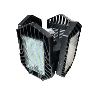 China Home Warehouse Garage Light 6000k Deformable Led Work Light 6000k Adjustable 4 Panels Outdoor Folding Garage Lights for sale