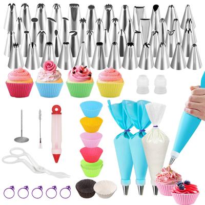 China Viable Wholesale Cake Decorating Supply Kit Amazon Hot Selling 216Pcs Cake Decorating Baking Tool Kit Cake Decorating Supplies for sale