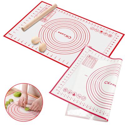 China Viable Oversized Non-Stick Silicone Coated Fiberglass Baking Mat Rolling Mat Food Grade Heat Resistant Baking Mat Dog Silicone Baking Mat for sale