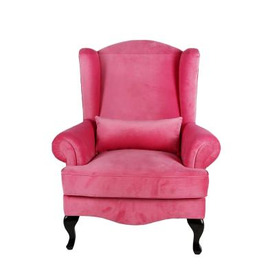 China American European Italy High Back Casual Fancy Armchair One Upholstered Simple High Back Hotel Room Cheap Restaurant Sofa Chair for sale