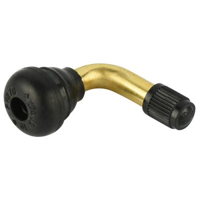 China Brass/EPDM Rubber Car motorcycle 90 degree bent brass tire valve PVR70 series for sale