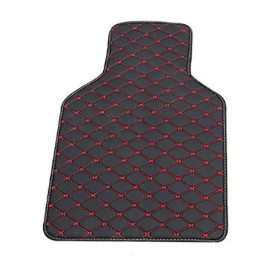 China Business/Luxury 2022 new waterproof quilted embroidered four seasons universal leather car mat for sale