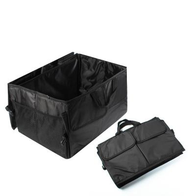 China 600D tendon cloth waterproof fabric Collapsible Waterproof Trunk Storage Box for Large Capacity Car for sale