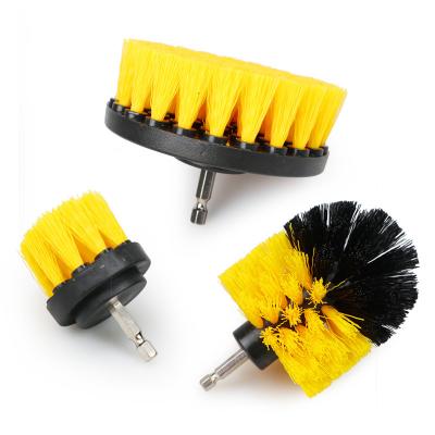 China Car Wheel Motorcycle Washing Brush Multipurpose Drill Brush Nylon Brush For Carpet Glass Car Tires for sale