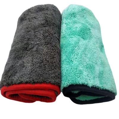 China High Absorbent 1200 gsMicrofiber Cleaning Cloth Premium Professional Soft Microfiber Towel Car Wash Super Absorbent Detailing Drying Car Towel for sale