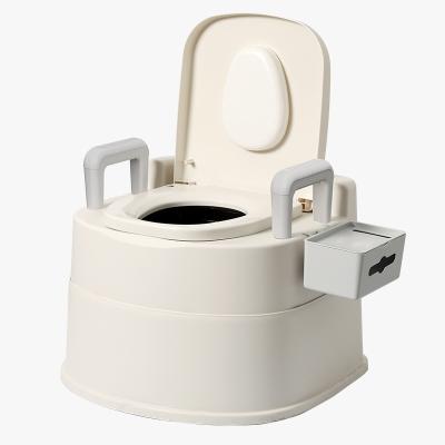 China Modern Portable Patient Toilet Chair Portable Commode Chair With Toilet For The Elderly for sale