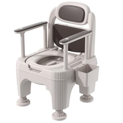 China Modern Modern Foldable Toilet Chair Medical Health Care Supplies Commode Chair Toileting For The Elderly for sale