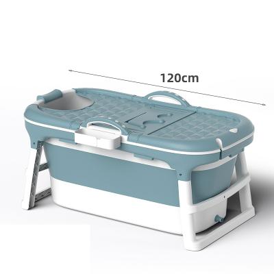 China Children Free Portable 1.2m Household Shower Folding Bathtub Sauna Spa Folding Bathtub For Adults for sale