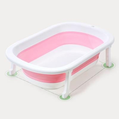 China FOOD GRADE PP+TPE 75cm Baby Tub Plastic Bathtub Set Mini Bathtub Cheap Supplier Bathtub For Newborn Baby Use for sale