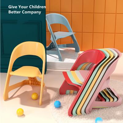 China 2021 Modern New Type Plastic Stackable Study Chairs Kids Chair Kids Chair With Different Colors for sale