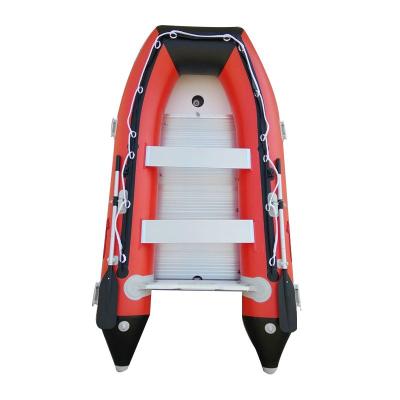 China Cheap Foldable PVC Inflatable Boat Fishing Boat 3.3m With 0.9-1.2mm Korean PVC Fabric for sale