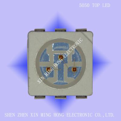 China China Factory,5050 BLUE SMD LED, HIGH QUALITY,3 CHIPS 0.2W, SUPER BRIGHT LED,LOW POWER LED,THREE CHIP SMD LED for sale