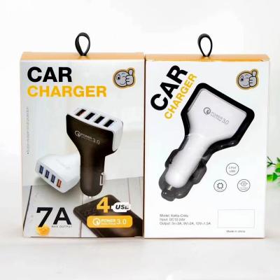 China UniversalÂ   Amazon Success 2021 2.4A 4 USB Car Charger Fast Car Usb Charger for sale