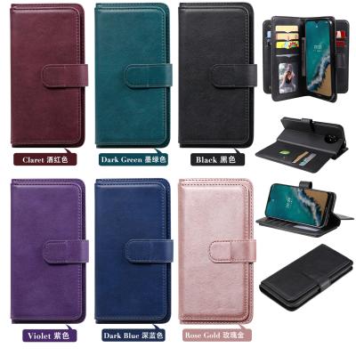 China Shockproof K13 A8 Violet / Dark Green Leather Wallet Case Shell Card Holder Phone Z6 Cover For Lenovo p11 K12 Pro Business for sale