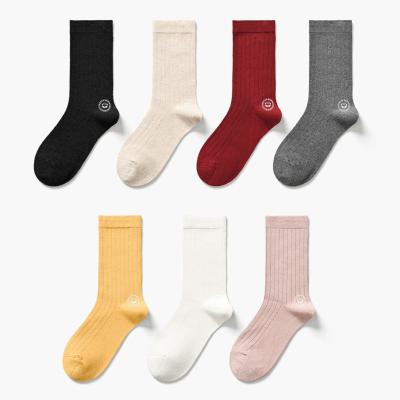 China Wholesale Colorful Sporty Long Slouch Socks For Women Girls Women Cotton Crew Slouch Socks for sale