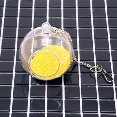 China Retail Hot Selling Viable Parrot Toy Outdoor Convenient Ball Hanging Feeding Pet Bird Toy Food Box Forager Factory Direct Sales for sale