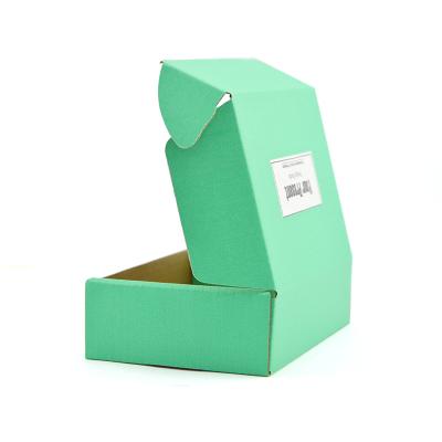 China Recyclable Recycled Green Packaging Eyelash Paper Mailer Mailer Box for sale