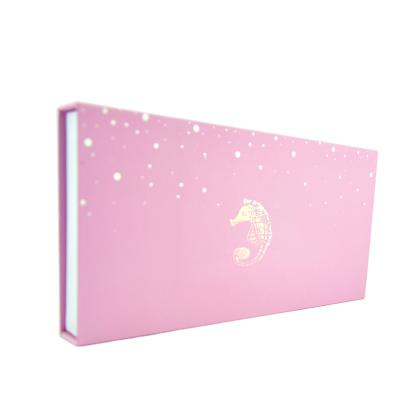 China Handmade Custom Magnetic Eyelash Gift Packaging Color Printing Cosmetic Box Good Quality for sale