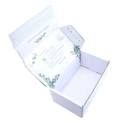 China Handmade Color Printing Teardrop Fold Corrugated Box Custom Shipping Good Quality Packaging Box for sale