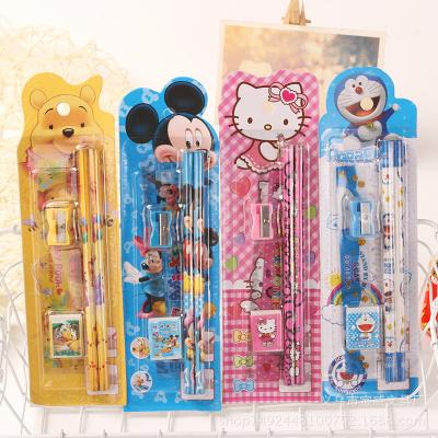 China Office& School Pencil Kindergarten Prizes For Students Learning Supplies Value Gifts Educate Office Stationery Set Kids Gift Set for sale