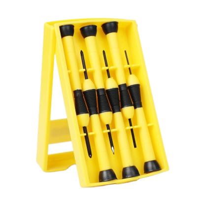 China Household Precision Screwdriver 6 Pcs Different Size Precision Repair Tools Screwdriver Set for sale