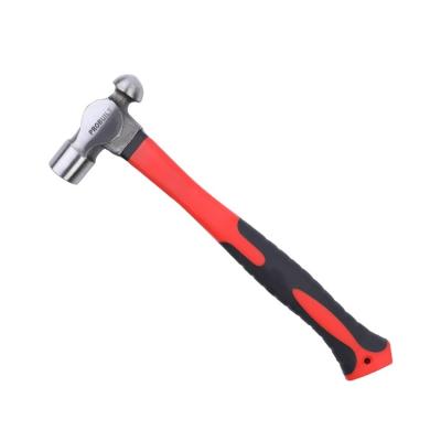 China Machinist Hammer OEM Factory Carbon Steel 8oz 12oz 16oz 24oz 32oz 40oz 48oz Fiberglass Handles For Ball Pein Mate Hammer for sale