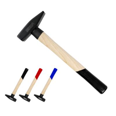 China Professional Machinist Hammer Carbon Steel Machinist Hammers With Soft Grip Wood Handle for sale