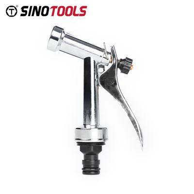 China Variable Flow Control Hose Nozzle Spray Gun Zinc Alloy Garden Hose Sprinkler Metal Durable Rustproof for sale