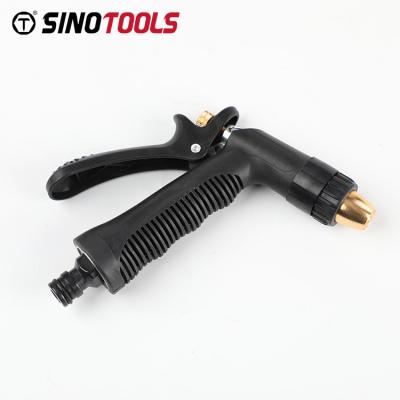 China Variable Flow Control Brass Nozzle Water Spray Gun Water Jet Hose Sprinklers Garden Tools for sale