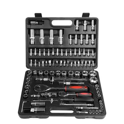 China 94 PCs Multifunctional car tool kit set box impact ratchet tool kit takim seti profesyonel tamir for sale