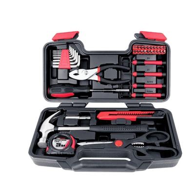 China Multifunctional 39 Pcs Tools Box Set Tool Kit Cheap Mechanic Than Box Package DIY Tools General Herramientas Tool Kit for sale