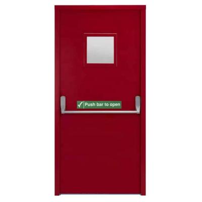 China Promotion modern wholesale low price waterproof fireproof commerical steel fire door for sale