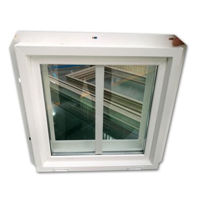 China 2018 latest energy saving simple window grill design and fixed mobil house pvc windows, double pane windows for sale