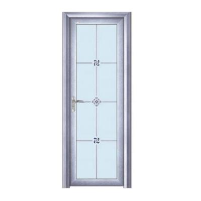 China Modern china factory low price soundproof design for bathroom kitchen aluminum door with glass for sale