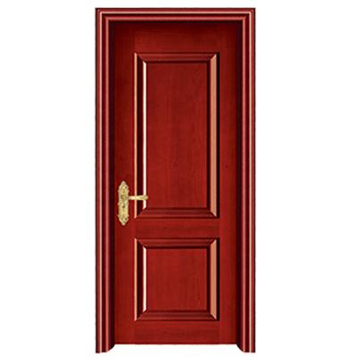 China Hot sales modern melamine wooden door modern style pvc bathroom door wooden design for sale