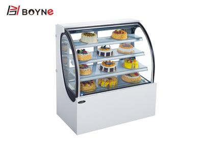 China Air Cooling 4 Layer Table Top Cake Display Fridge 10~2°C Cake Display Refrigerator for sale