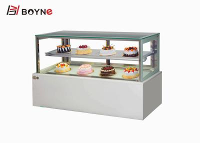 China Bench Top Cake Display Fridge Marble Glass 2~10 Temperature R134A Refrigerant for sale