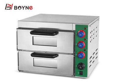 China 2 Plattformen steuern Küchen-Toaster-Minipizza-Ofen-elektrischen Brotbackautomaten 3KW für Bäckerei mit Betrachtungs-Fenster automatisch an zu verkaufen