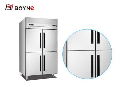 China 4 Door Commercial Refrigerator Upright 400x600 Bakery Tray Ouchscreen Embraco Compressor for sale