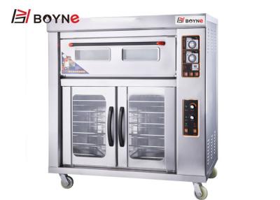 China O cozimento e a fermentação coligaram Oven Deck Oven With Proffer elétrico para a loja do pão à venda