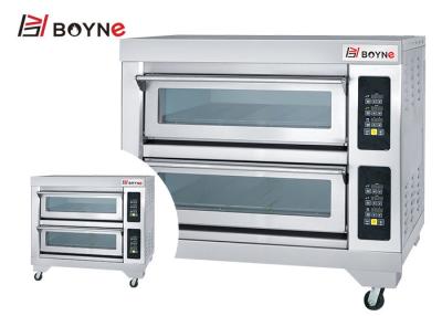 Cina Piattaforma commerciale quattro Tray Electric Oven dell'attrezzatura due della cucina del forno di acciaio inossidabile in vendita