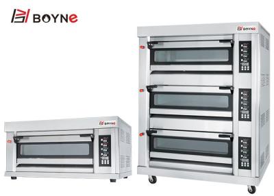 China High Temperature Commercial Baking Oven Three Deck Nine Trays for sale