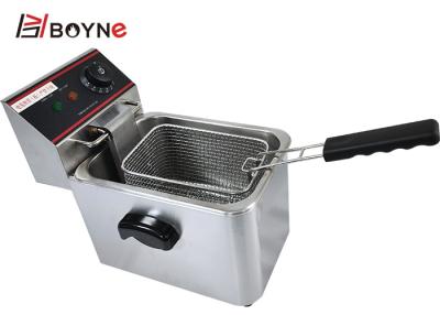 Κίνα Fryer 4L γρήγορου φαγητού ηλεκτρικοί Fryer πρόχειρων φαγητών εξοπλισμοί κουζινών ανοξείδωτου προς πώληση