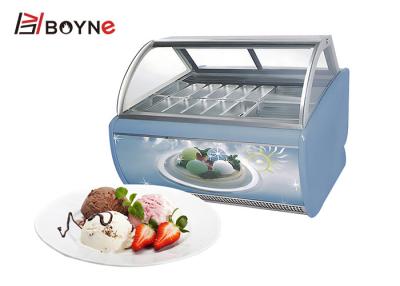 China R134a Cake Display Case Milk Tea Shop Ice Cream Display Freezer for sale