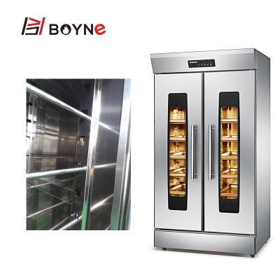 China 32 Pans Proofer Bread Fermentation Equipment Touch Panel Control Double Doors for sale