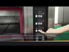 High End Microcomputer Stainless Steel Commercial  One Deck Two Trays Bakery Oven