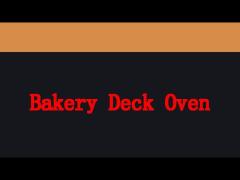 Gas Type Bakery Deck Oven Double Deck Six Trays Food Grade SS430