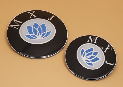 China Round Custom Metal Signs And Labels , Metal Engraving Plates For Souvenir for sale