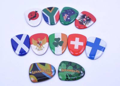 China Clear Domed Resin Badges Pin For Golf Clubs Rustless Metal Cusomized for sale