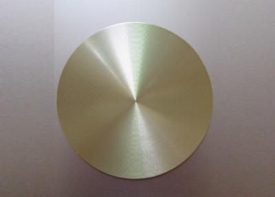 China Short Run Metal Stamping Parts Swirl Marks Cover CD Grain Anodized Aluminum for sale